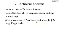 Technical Analysis for Cryptocurrencies